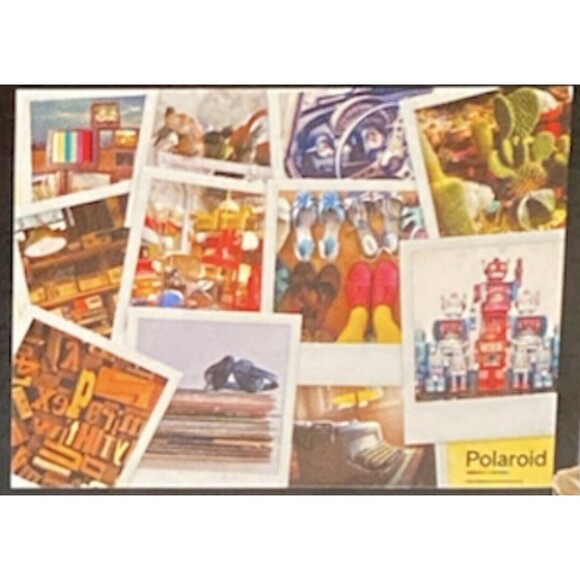 Polaroid Photos Jigsaw Puzzle 500 Pieces In Land Camera Tin (New With Flaw) - Picture 2 of 6